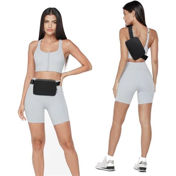 Handbags - Fanny Belt Bag Waist Pack Crossbody Bags Bum Bag for Running Hiking -black